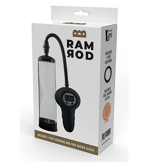 Помпа вакуумна автоматична Dreamtoys Ramrod з манометром, прозора