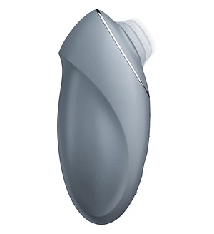 Вібратор для клітора Satisfyer Tap & Climax 1 з вібрацією та постукуванням, сірий
