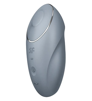 Вібратор для клітора Satisfyer Tap & Climax 1 з вібрацією та постукуванням, сірий