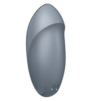 Вібратор для клітора Satisfyer Tap & Climax 1 з вібрацією та постукуванням, сірий