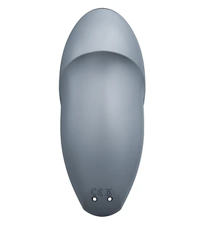 Вібратор для клітора Satisfyer Tap & Climax 1 з вібрацією та постукуванням, сірий