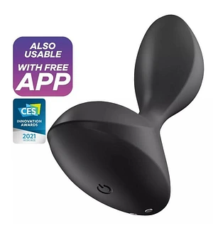 Анальна смарт пробка Satisfyer Sweet Seal із вібрацією чорна