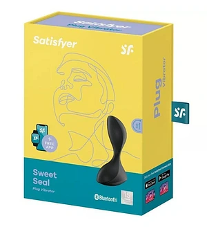 Анальна смарт пробка Satisfyer Sweet Seal із вібрацією чорна