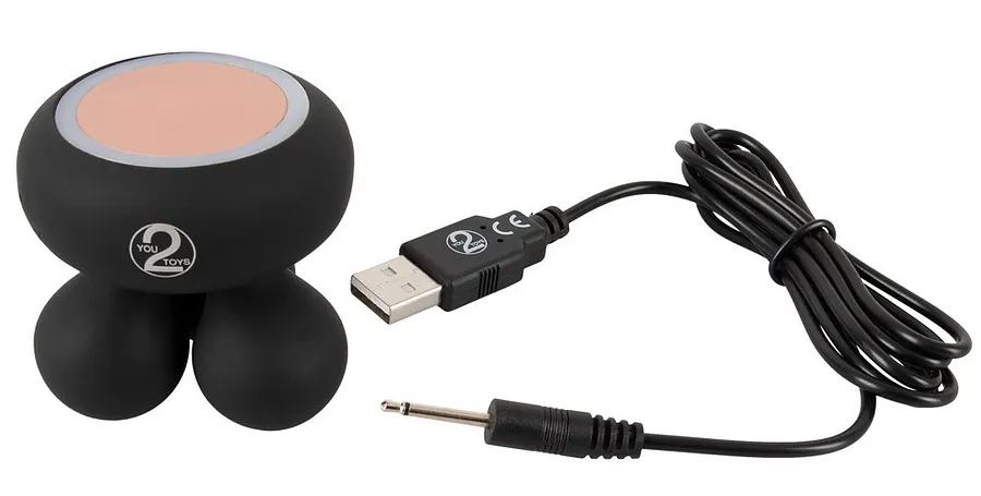 Міні-масажер з функцією підігріву, універсальний CUPA Warming Mini Massager чорний