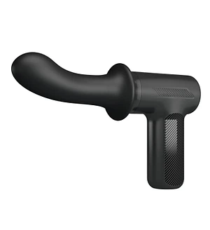 Вібромасажер пістолет Dj Doctor Massage Gun чорний, 12.1 х 3.8 см