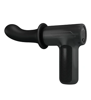 Вібромасажер пістолет Dj Doctor Massage Gun чорний, 12.1 х 3.8 см