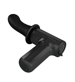Вібромасажер пістолет Dj Doctor Massage Gun чорний, 12.1 х 3.8 см