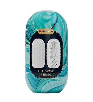 Мастурбатор яйце Pretty Love Venus-X Egg рельєфний, 13.1 х 6.5 см
