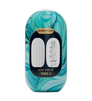 Мастурбатор яйце Pretty Love Venus-X Egg рельєфний, 13.1 х 6.5 см