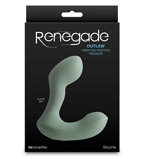 Масажер простати NS Novelties Renegade Outlaw зелений, 12 см
