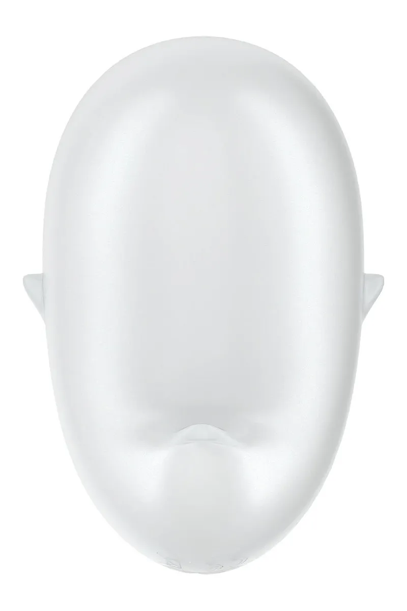 Вакуумний вібратор стимулятор Satisfyer Cutie Ghost білий, 9.1 см