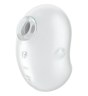 Вакуумний вібратор стимулятор Satisfyer Cutie Ghost білий, 9.1 см