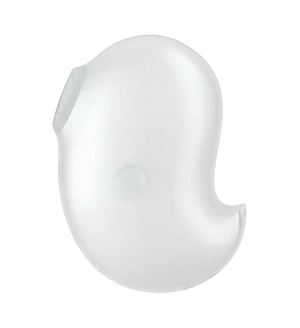 Вакуумний вібратор стимулятор Satisfyer Cutie Ghost білий, 9.1 см