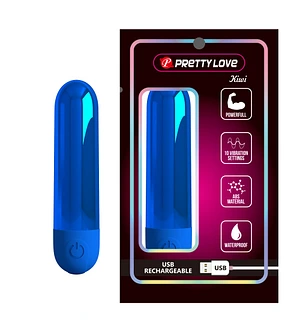 Віброкуля Pretty Love Kiwi синя, 8 х 1.8 см