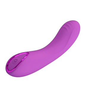 Вібратор для точки G Pretty Love Dj Dick фіолетовий, 12.7 х 2.7 см