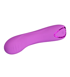 Вібратор для точки G Pretty Love Dj Dick фіолетовий, 12.7 х 2.7 см