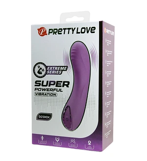 Вібратор для точки G Pretty Love Dj Dick фіолетовий, 12.7 х 2.7 см