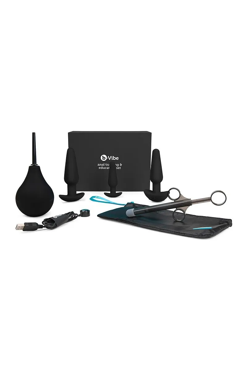 Набір для анального сексу B-Vibe Anal Training 7 предметів, синій
