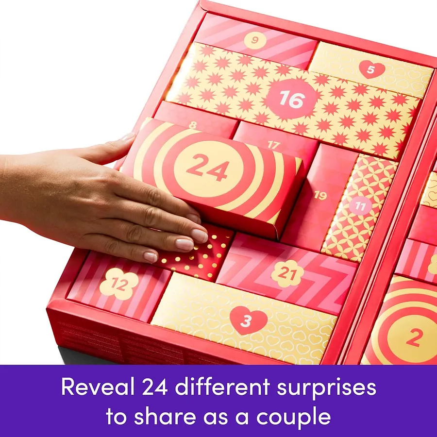 Адвент-календар для пар Lovehoney X Womanizer We-Vibe Couple's Advent Calendar 2025, 24 предмета