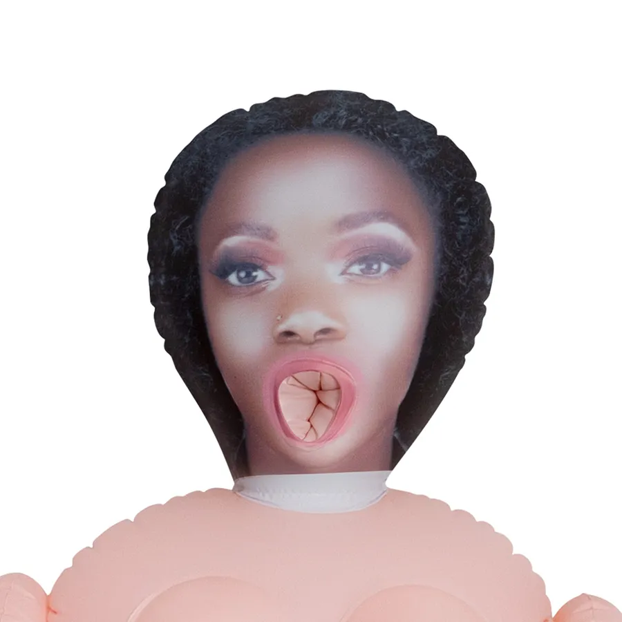 Секс-лялька з 3 отворами Crushious ALICIA The Inflatable Nurse, бежева, 155 см