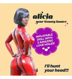 Секс-лялька з 3 отворами Crushious ALICIA The Inflatable Nurse, бежева, 155 см