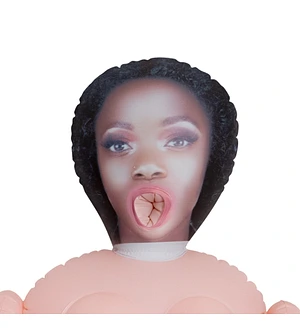 Секс-лялька з 3 отворами Crushious ALICIA The Inflatable Nurse, бежева, 155 см