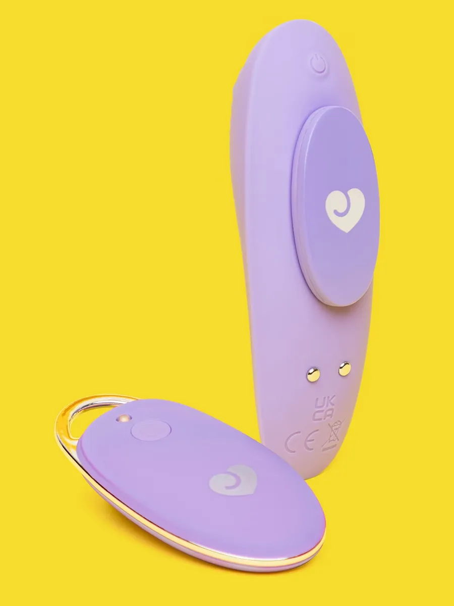 Вібратор в трусики з пультом Lovehoney Mon Ami Panty Vibrator для клітора, бузковий