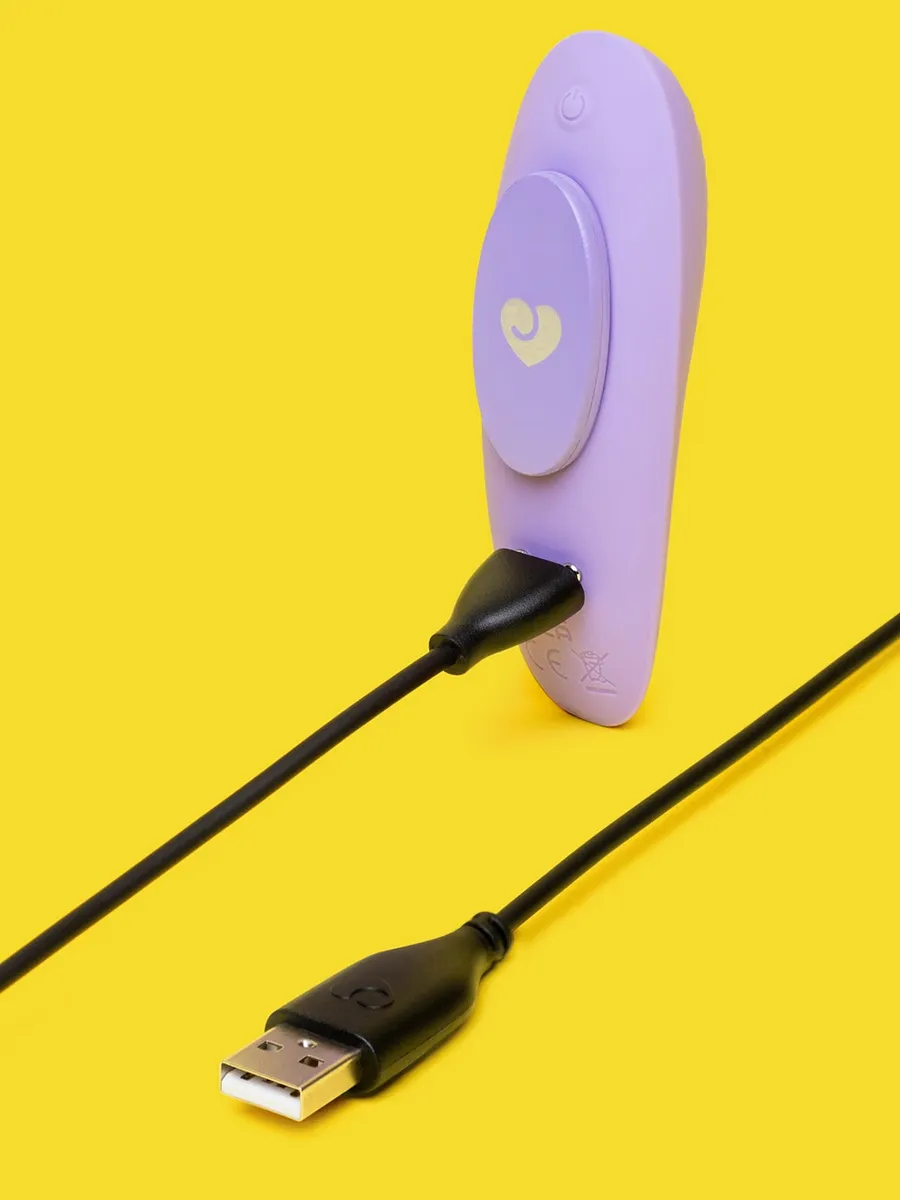 Вібратор в трусики з пультом Lovehoney Mon Ami Panty Vibrator для клітора, бузковий