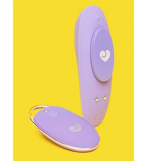 Вібратор в трусики з пультом Lovehoney Mon Ami Panty Vibrator для клітора, бузковий