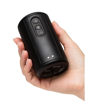 Вібруючий мастурбатор Arcwave Zing Black, відкритий, чорний