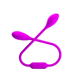 Гнучкий вібростимулятор для пар PRETTY LOVE Dream Lover's Whip, фіолетовий, 65.5 х 3.2 см