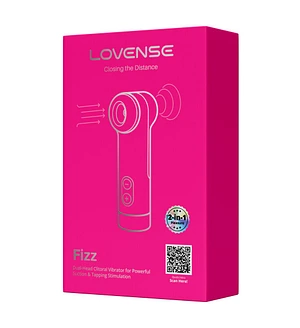 Кліторальний смарт-стимулятор 2-в-1 Lovense Fizz із ефектом всмоктування та теппінгом