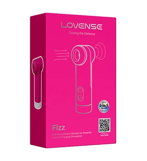 Кліторальний смарт-стимулятор 2-в-1 Lovense Fizz із ефектом всмоктування та теппінгом
