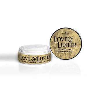 Мерехтлива пудра для тіла Sensuva - Love & Luster Kissable Gold Diamond Dust (18 г) їстівна