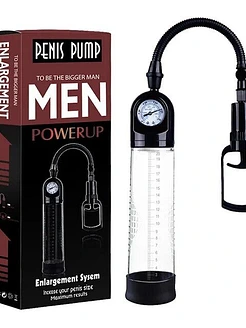 Вакуумна помпа Men Powerup зі стрілковим манометром і ручним насосом
