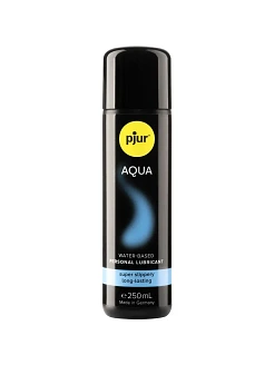 Лубрикант на водній основі Pjur Aqua , ефект оксамитової шкіри без прилипання