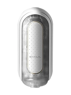Вібромастурбатор Tenga Flip Zero Electronic Vibration White, змінна інтенсивність, розкладний