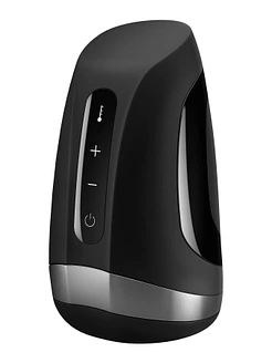 Мастурбатор Satisfyer Men Heat Vibration імітатор мінету, підігрів та вібрація, стимуляція головки