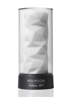 Мастурбатор Tenga 3D Polygon, дуже ніжний, з антибактеріального еластомеру зі сріблом