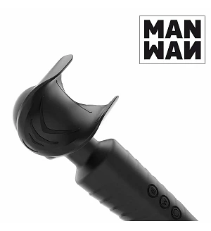 Мастурбатор-вібромасажер Manwan MAN.WAND, відмінно для пар, вібро-мінет, 20 режимів