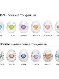 Мастурбатор-яйце Tenga Egg Lovers (сердечки)