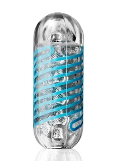 Мастурбатор Tenga Spinner 01 Tetra з пружною стимулювальною спіраллю всередині, ніжна спіраль