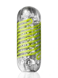 Мастурбатор Tenga Spinner 03 Shell з пружною стимулювальною спіраллю всередині