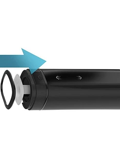 Мастурбатор Kiiroo Onyx +, 10 стисних кілець, не треба рухати, теледільдоніка