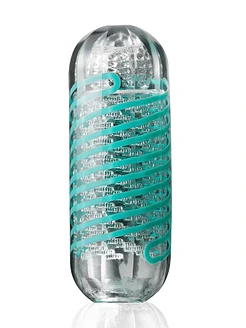 Мастурбатор Tenga Spinner 04 Pixel з пружною стимулювальною спіраллю всередині