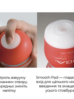 Мастурбатор Tenga Deep Throat (Original Vacuum) Cup (глибоке горло) Gentle з вакуумною стимуляцією