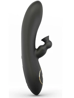 Вакуумний вібратор-кролик Dorcel DIVINE RABBIT з вібрацією, 10 режимів вібрації: 3 режими вакууму