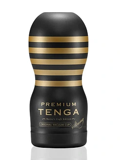 Мастурбатор Tenga Premium Original Vacuum Cup Strong (глибоке горло) з вакуумною стимуляцією