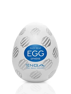 Мастурбатор-яйце Tenga Egg Sphere з багаторівневим рельєфом