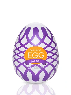 Мастурбатор-яйце Tenga Egg Mesh із сітчастим рельєфом